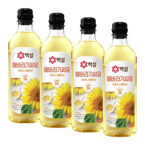 백설 해바라기씨유 900ml x 4 [코스트코]