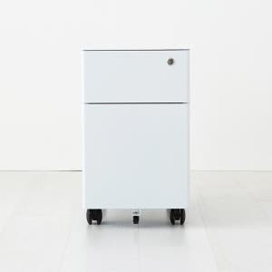 TAZO 서랍장 2단 305510 라운드형 305x440x508mm, 2단, 화이트 1516.8215