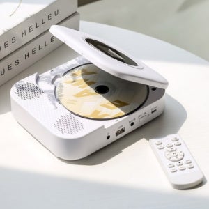 블루투스 cd 플레이어 라디오 올인원 오디오 씨디 플레이어 스피커