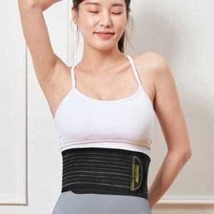 곡선 허리 보호대 입는 테이핑 협착증 허리 통증 복대