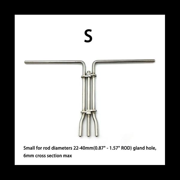 범용 U자형 유압 실린더 로드 도장 설치 도구 키트 컨트롤러 부스트 자동차 수리 3 개