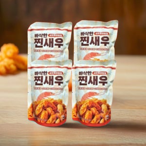새우머리 튀김 과자 55g 4개