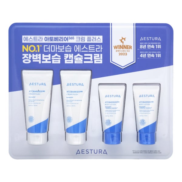 에스트라 아토베리어365 크림 플러스 90ml 2개+바디로션 50ml 2개