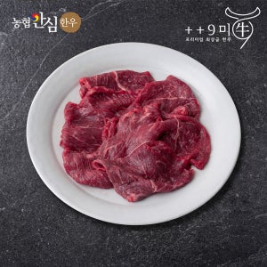 구미우 한우 불고기용 냉동 1++9등급, 500g, 2개