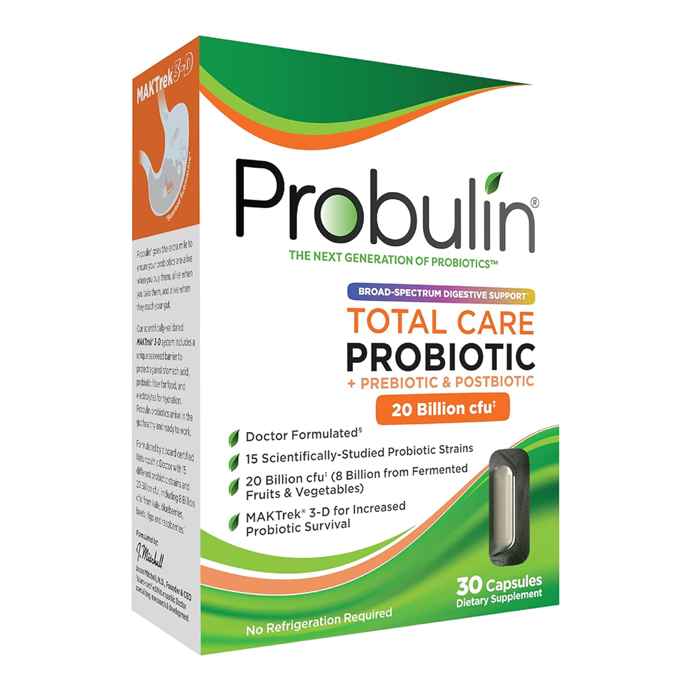 프로불린 <b>토탈 케어 프로바이오틱 200억</b> CFU 30 캡슐