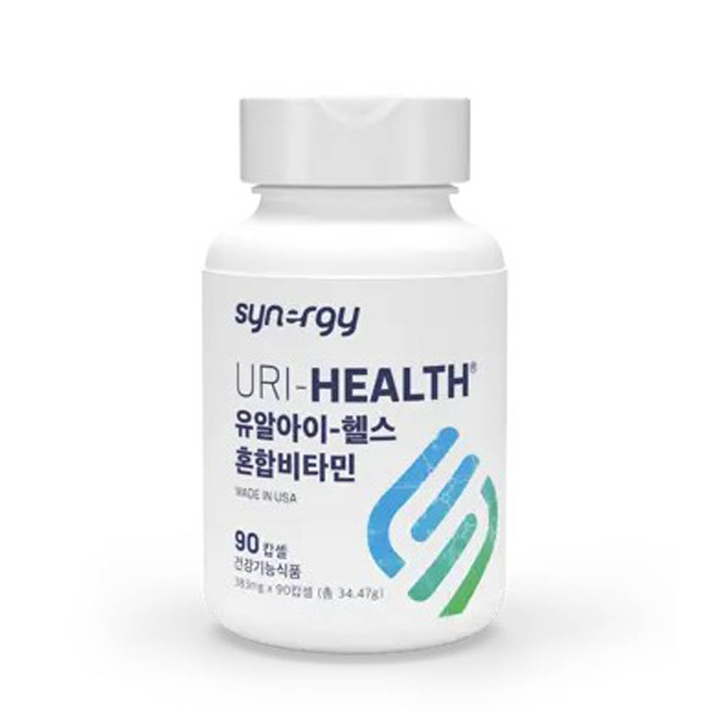 시너지 <b>유알아이</b>-<b>헬스</b> 혼합비타민 383mg X 90캅셀