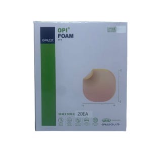 오피폼 두꺼운 폼드레싱 5mm 진물 화상 습윤 의료용 상처 욕창밴드 5cmx5cm 20매