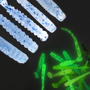 볼락웜 야광 실치 웜 전갱이 갈치 풀치 쉐드웜 바다 루어 낚시 채비