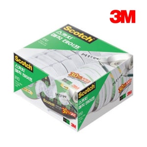 3M 스카치 매직 테이프 세이빙팩 12개입 810D-12 (18mmx30m)