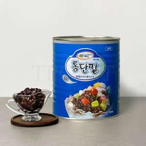 아띠 통단팥 3kg 팥빙수팥 캔