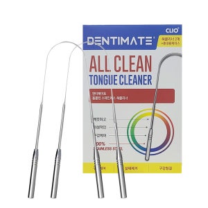 크리오 반영구 스테인레스 혀클리너 2개+전용케이스