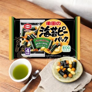 카메다제과 김과자 김말이 땅콩 전병 쌀과자 센베이 4봉입