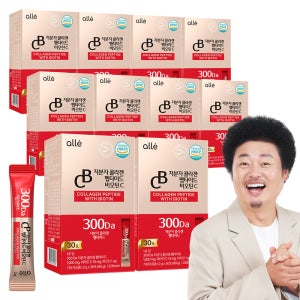 알레 저분자 피쉬 콜라겐 펩타이드 히알루론산 300달톤 분말 30포, 10개