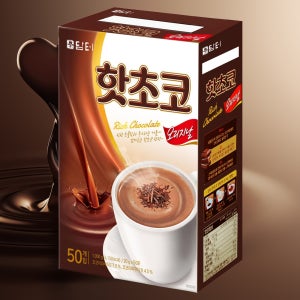 담터 핫초코 50T 일회용 스틱 코코아 분말 가루 파우더