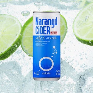 나랑드 사이다 제로 245ml 30캔 음료수 탄산음료 캔음료 업소용