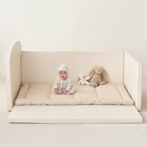 도노도노 먼지제로 라운드 범퍼침대 + 순면 토퍼세트