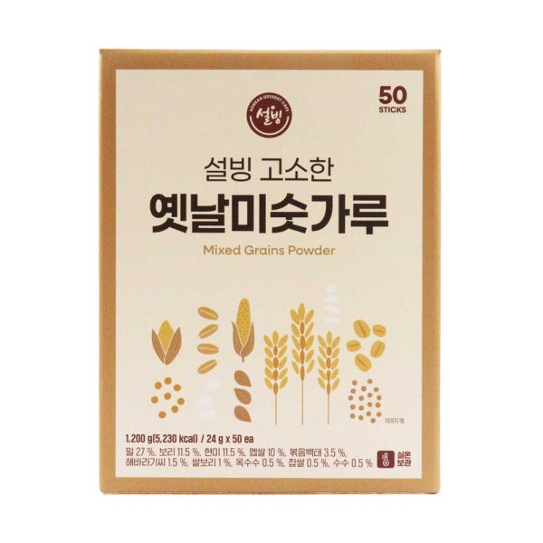 설빙 옛날 미숫가루 24g 50개 개별포장