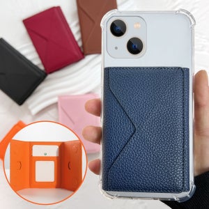 아이폰14플러스 맥세이프 카드 지갑 범퍼 케이스 가죽 카드 5장 수납 스트릿