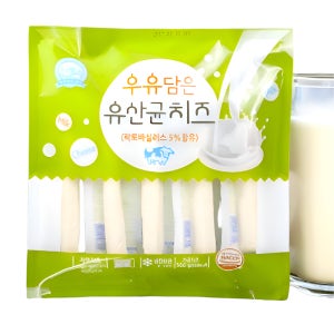 우유담은 유산균 스트링치즈 500g 20개입 개별포장 저염모짜렐라치즈