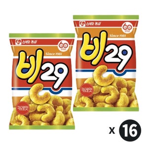 농심 비29 카레맛 원조 과자 55g 16개입