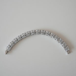 눈꽃 다이아 테니스팔찌 큐몬드 랩다이아 셀프웨딩주얼리