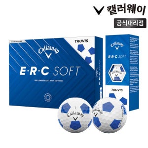 캘러웨이 ERC 소프트 트루비스 3피스 골프공 2025 화이트/블루 캘러웨이코리아