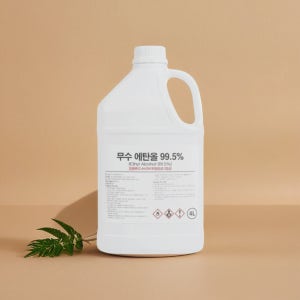 무수 에탄올 고순도 99% 불멍 소독용 알콜 에틸 알코올 4L