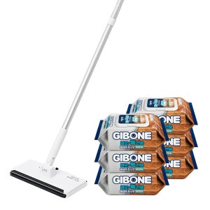 터치 바로톡 밀대걸레 + 전용 물걸레청소포 30매 6팩 세트