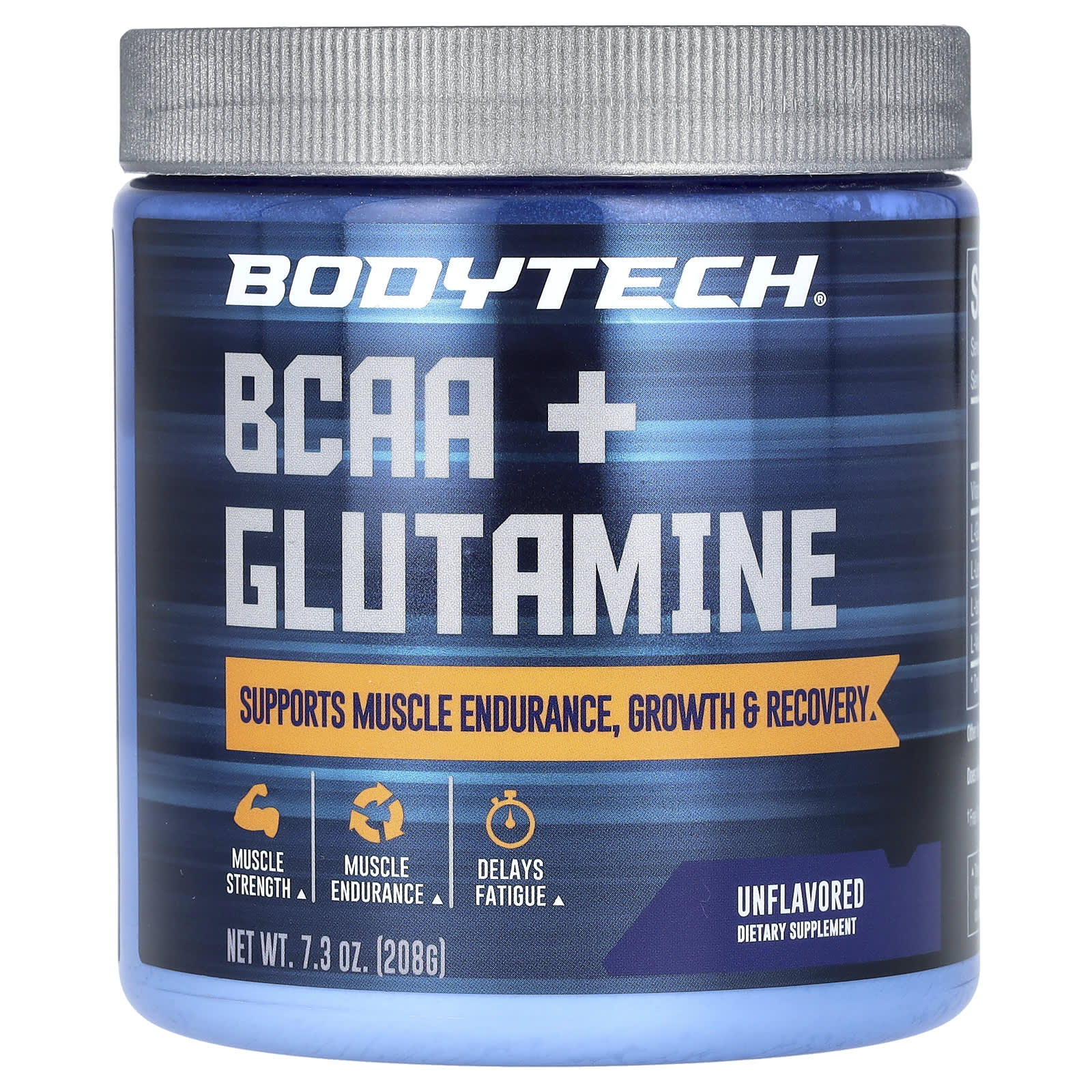 <b>바디바이오</b> BCAA + 글루타민 분말 무맛 208g