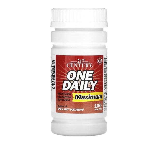 21세기센트리 원<b>데일리</b> 멀티<b>비타민</b> 종합<b>비타민</b> 100정 100일분 멀티미네랄