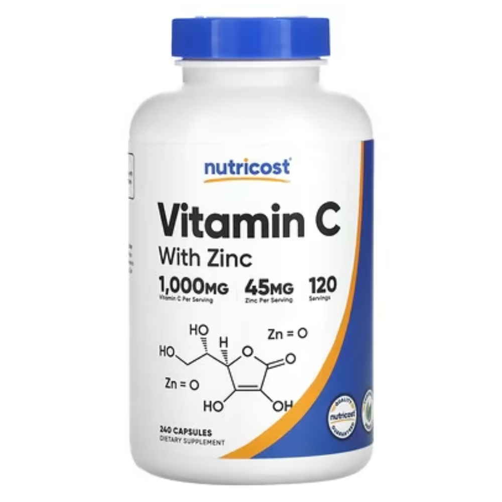 뉴트리코스트 <b>비타민</b>C <b>징크</b> 아연 240캡슐