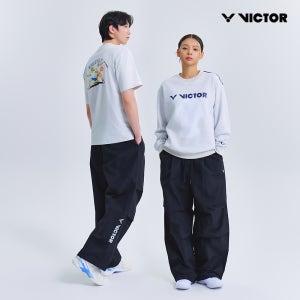 빅터 배드민턴의류 AdaptFlow Pants 남녀공용 오버핏 팬츠 VT25APL023U