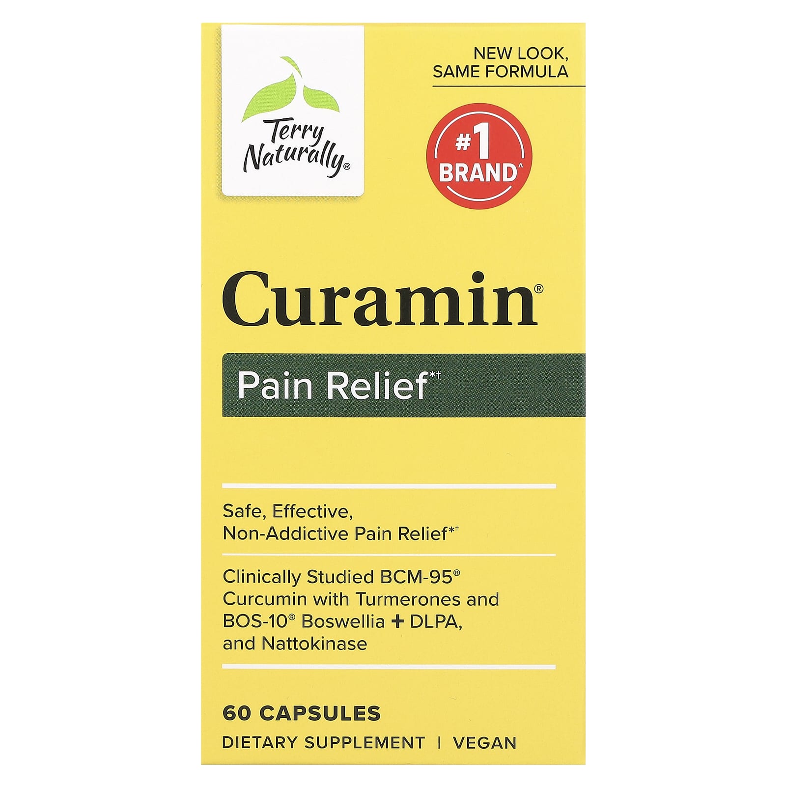 <b>테리내추럴리</b> Curamin 통증 완화 캡슐 60정