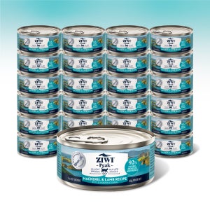 지위픽 캣 고양이 주식캔 습식사료 고등어+양고기, 85g, 24개