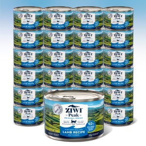 지위픽 캣 고양이 주식캔 습식사료 양고기, 185g, 24개