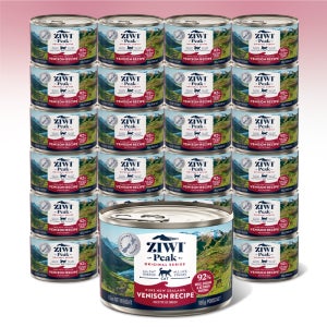 지위픽 캣 고양이 주식캔 습식사료 사슴고기, 185g, 24개