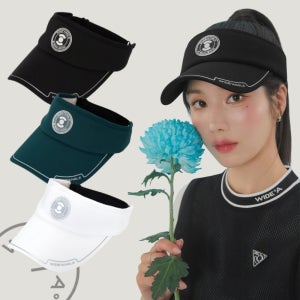 와이드앵글 여성 골프모자 여름 썬캡 TO 베이직 투어 바이저 WWP25C04