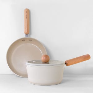 홈바이브 스코니 풀인덕션 편수냄비18cm 프라이팬 22cm