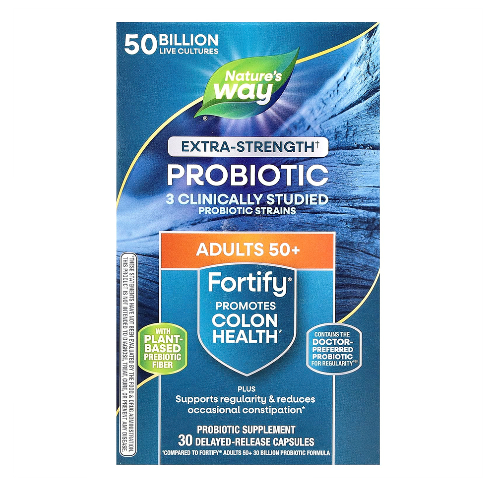 <b>Natures Way</b> Fortify 프로바이오틱 500억 지연방출 캡슐30정