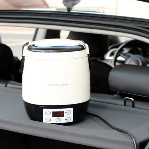 모하비 차량용 밥솥 차박 캠핑 낚시 글램핑 베이지 12V