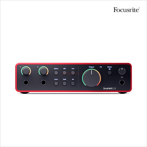 Focusrite Scarlett 2i2 4th Gen Audio Interface (포커스라이트 스칼렛 2i2 4세대)