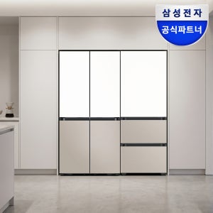 [혜택가349만] 삼성 비스포크 Ai 냉장고 김치냉장고 키친핏 Max RM70F63R2ZG RQ33DB74D2AP 화이트 베이지