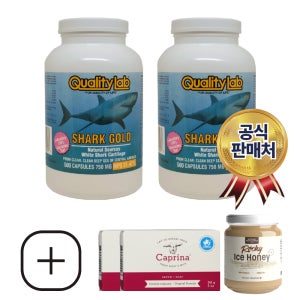 퀄리티랩 캐나다 샤크 골드 2개 상어연골 Quality lab Shark Gold