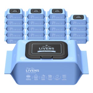 리벤스 퓨어워터 순수 아기물티슈 100매, 20개