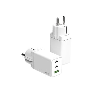 넥스트유 QC643GAN 추이팡 화이트 USB PD 65W PPS GaN 접지 멀티 초고속 충전기