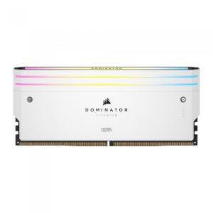 CORSAIR DDR5-6400 CL32 Dominator Titanium WHITE 패키지 (96GB(48Gx2))