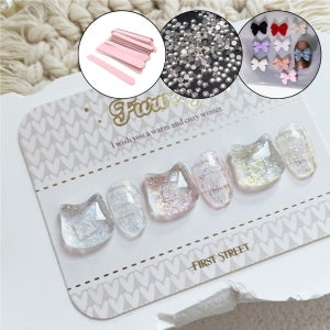 퍼스트스트릿 퍼블리 벨벳 글리터젤 3종 세트+파츠60개