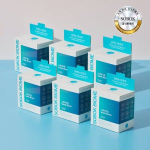 [최대할인/효능권장량] 소복 바이옴 마이크로바이옴 장환경 알카리화 장환경개선제 30포, 6개