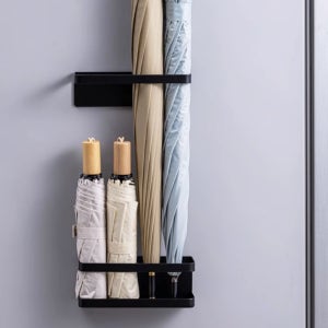 현관 자석 우산꽂이 철제 정리대 거치 수납 우산통