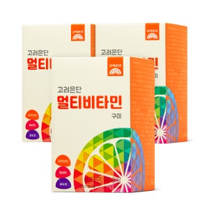 고려은단 멀티비타민 구미 60구미, 3개